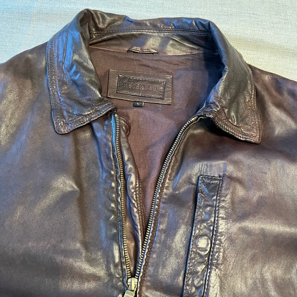 Leather jacket